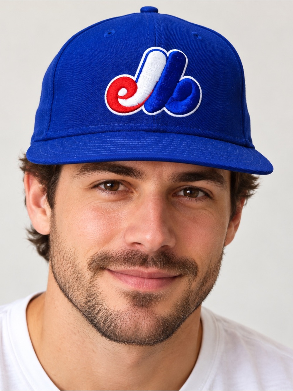 VTG Montreal Expos Hat Rare MLB New Era 59Fifty 6 7/8 Fitted Baseball Cap USA